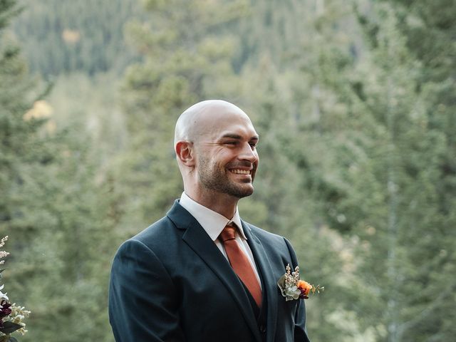 Katie and Ben&apos;s wedding in Canmore, Alberta 33