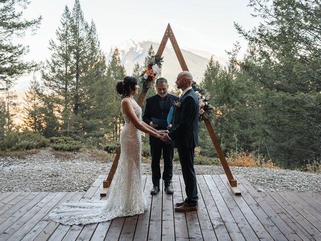 Katie and Ben&apos;s wedding in Canmore, Alberta 35