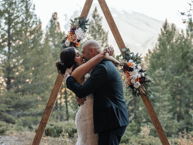 Katie and Ben&apos;s wedding in Canmore, Alberta 40