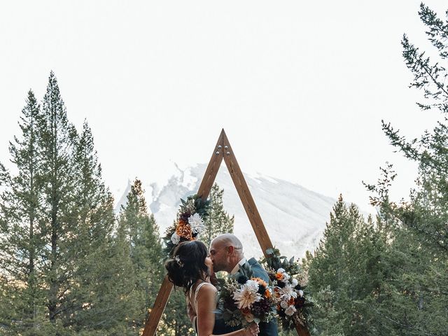 Katie and Ben&apos;s wedding in Canmore, Alberta 41