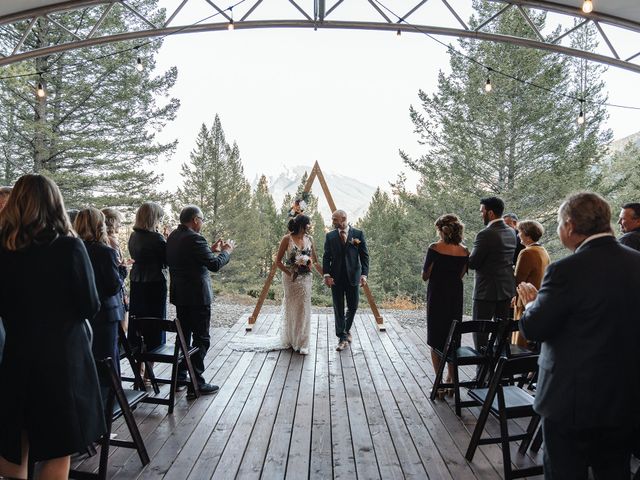 Katie and Ben&apos;s wedding in Canmore, Alberta 42