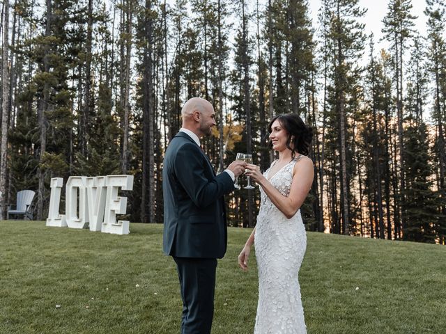 Katie and Ben&apos;s wedding in Canmore, Alberta 44