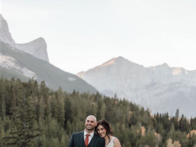 Katie and Ben&apos;s wedding in Canmore, Alberta 51