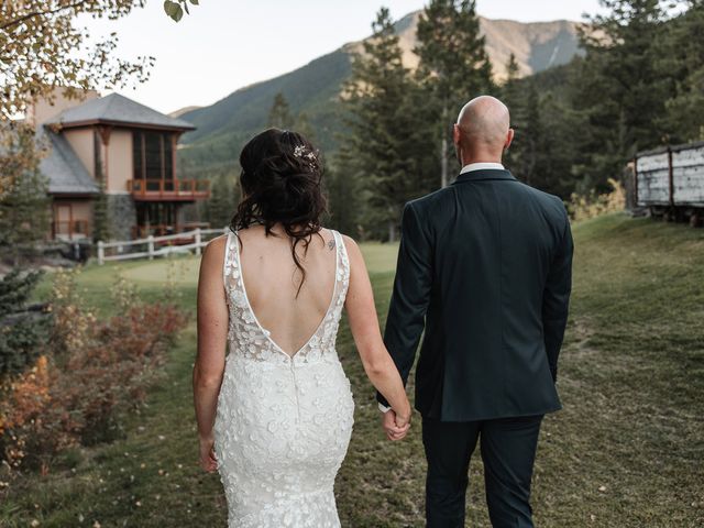 Katie and Ben&apos;s wedding in Canmore, Alberta 53