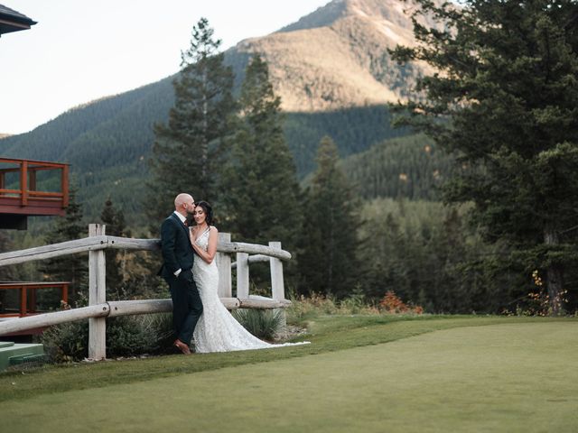 Katie and Ben&apos;s wedding in Canmore, Alberta 54
