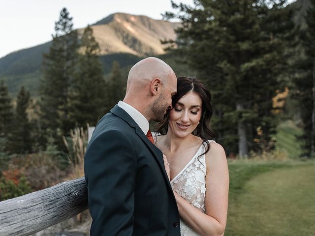 Katie and Ben&apos;s wedding in Canmore, Alberta 57