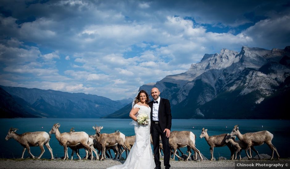 Assem and Linda's wedding in Banff, Alberta