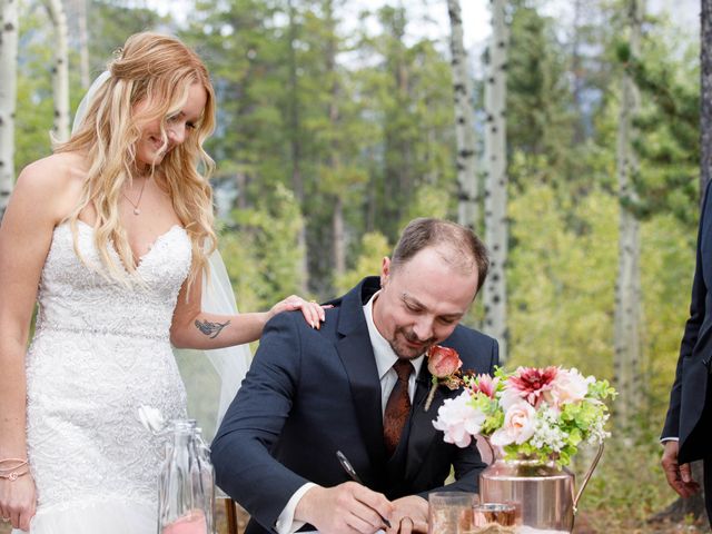 Kyle and Chelsea&apos;s wedding in Canmore, Alberta 41