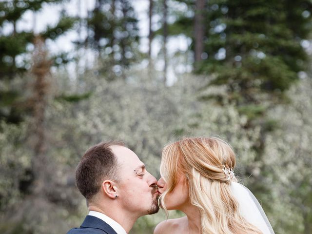 Kyle and Chelsea&apos;s wedding in Canmore, Alberta 1