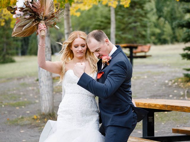 Kyle and Chelsea&apos;s wedding in Canmore, Alberta 54