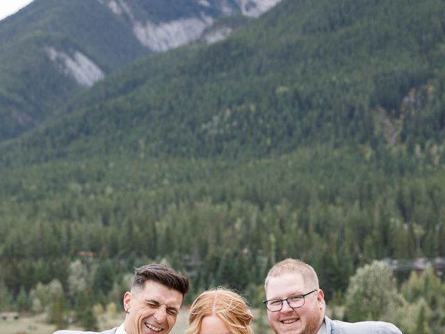 Kyle and Chelsea&apos;s wedding in Canmore, Alberta 57