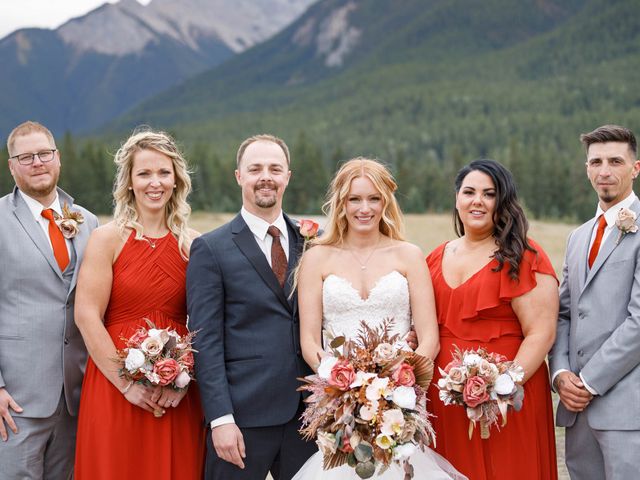 Kyle and Chelsea&apos;s wedding in Canmore, Alberta 61