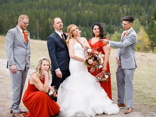 Kyle and Chelsea&apos;s wedding in Canmore, Alberta 62
