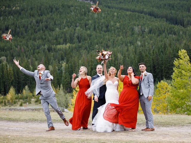 Kyle and Chelsea&apos;s wedding in Canmore, Alberta 66