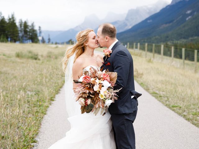 Kyle and Chelsea&apos;s wedding in Canmore, Alberta 69