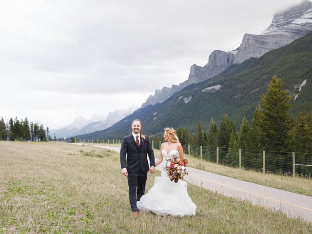 Kyle and Chelsea&apos;s wedding in Canmore, Alberta 71