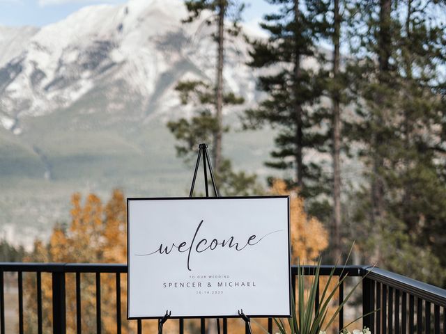 Spencer and Michael&apos;s wedding in Canmore, Alberta 5