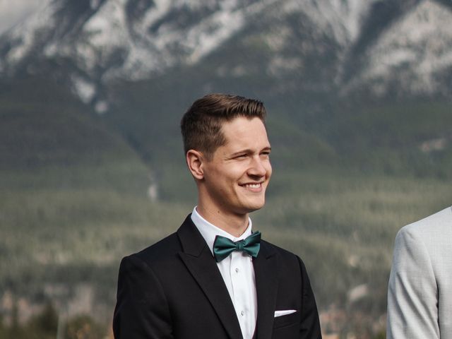 Spencer and Michael&apos;s wedding in Canmore, Alberta 14