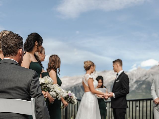 Spencer and Michael&apos;s wedding in Canmore, Alberta 16