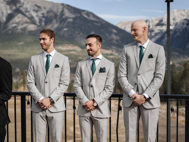 Spencer and Michael&apos;s wedding in Canmore, Alberta 18