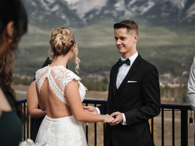 Spencer and Michael&apos;s wedding in Canmore, Alberta 20