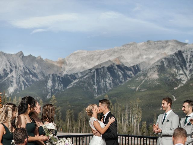 Spencer and Michael&apos;s wedding in Canmore, Alberta 22