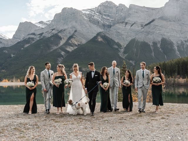 Spencer and Michael&apos;s wedding in Canmore, Alberta 25