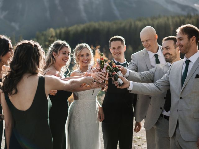 Spencer and Michael&apos;s wedding in Canmore, Alberta 27