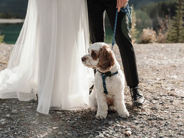 Spencer and Michael&apos;s wedding in Canmore, Alberta 28