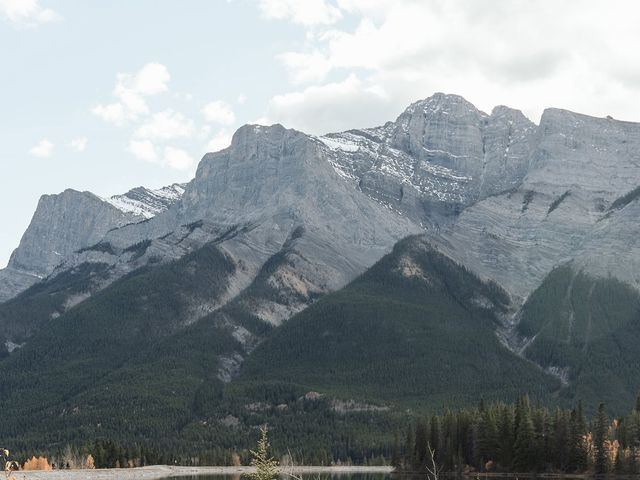 Spencer and Michael&apos;s wedding in Canmore, Alberta 30