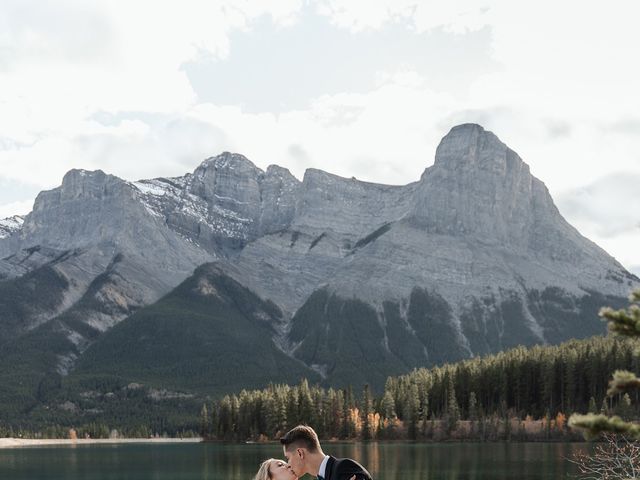 Spencer and Michael&apos;s wedding in Canmore, Alberta 31
