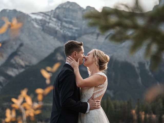 Spencer and Michael&apos;s wedding in Canmore, Alberta 32