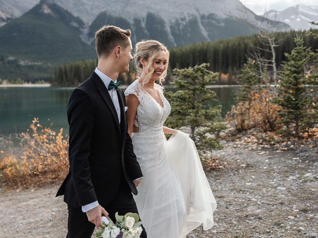 Spencer and Michael&apos;s wedding in Canmore, Alberta 33