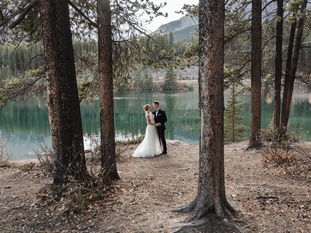 Spencer and Michael&apos;s wedding in Canmore, Alberta 37