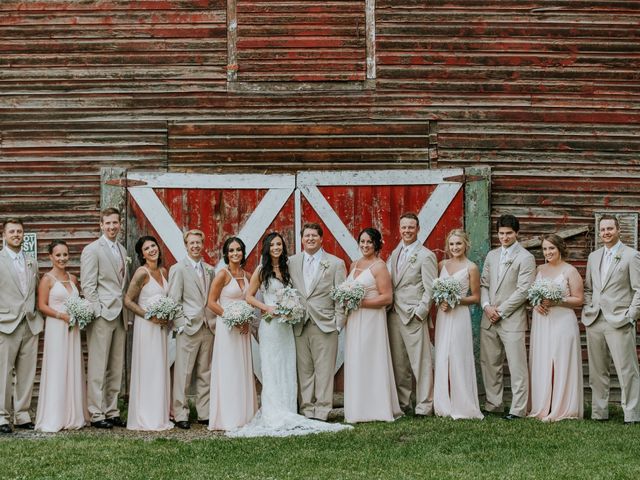 Austin  and Elyse 's wedding in Bowden, Alberta 5