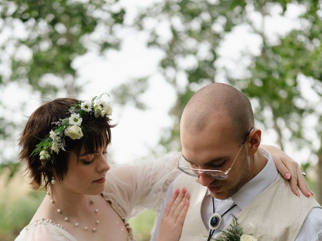 Noah and Brooke's wedding in Didsbury, Alberta 1