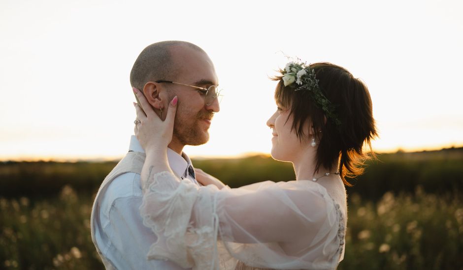 Noah and Brooke's wedding in Didsbury, Alberta