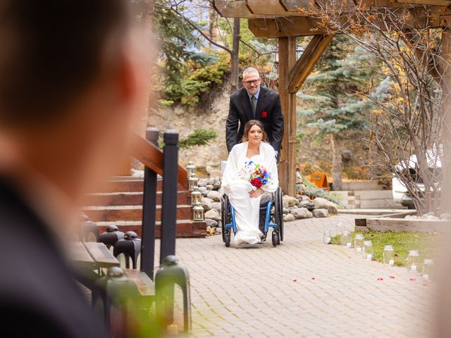 Garret gillespie and Danielle Gillespie 's wedding in Canmore, Alberta 2