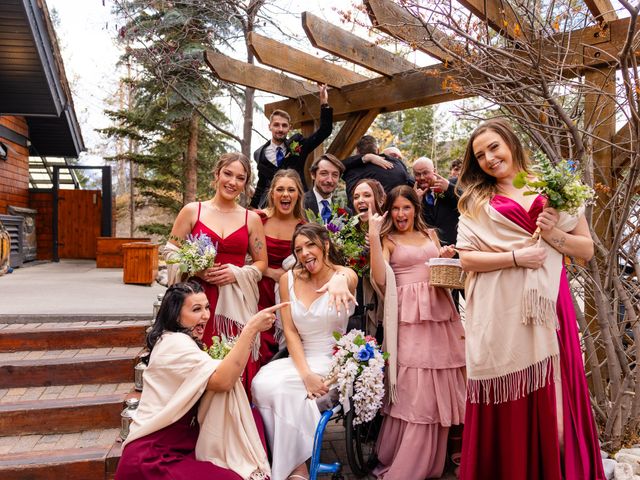 Garret gillespie and Danielle Gillespie 's wedding in Canmore, Alberta 5