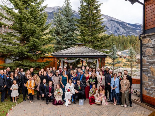 Garret gillespie and Danielle Gillespie 's wedding in Canmore, Alberta 6