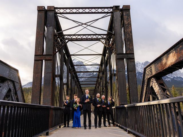 Garret gillespie and Danielle Gillespie 's wedding in Canmore, Alberta 7