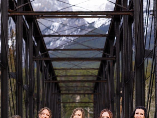 Garret gillespie and Danielle Gillespie 's wedding in Canmore, Alberta 8