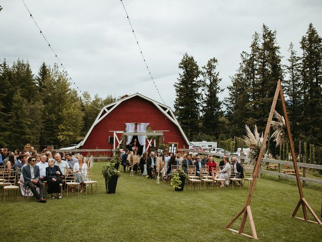 Mike  and Hannah&apos;s wedding in Golden, British Columbia 15