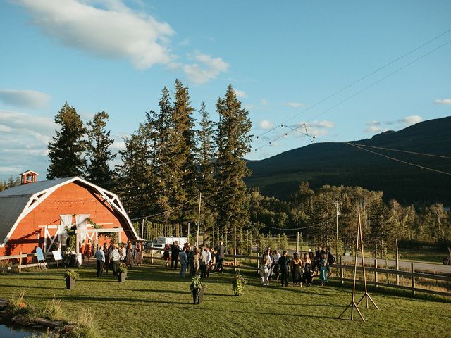 Mike  and Hannah&apos;s wedding in Golden, British Columbia 55