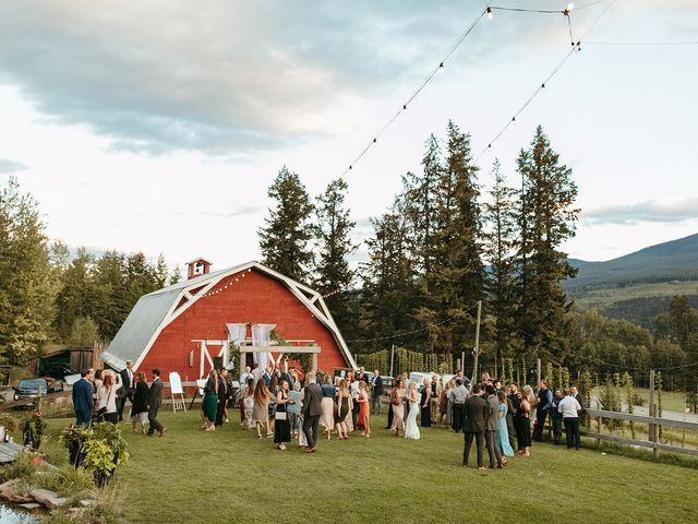 Mike  and Hannah&apos;s wedding in Golden, British Columbia 61