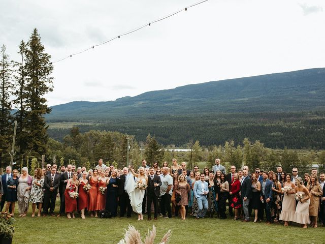 Mike  and Hannah&apos;s wedding in Golden, British Columbia 64