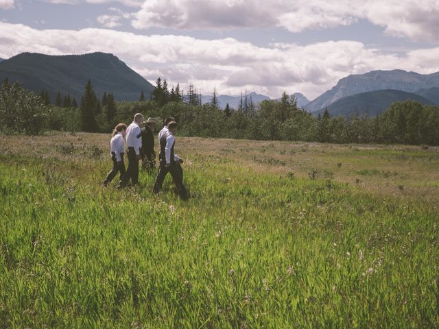 Evan and Caleigh&apos;s wedding in Kananaskis, Alberta 27