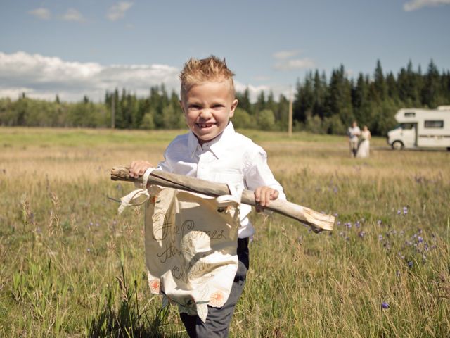 Evan and Caleigh&apos;s wedding in Kananaskis, Alberta 33