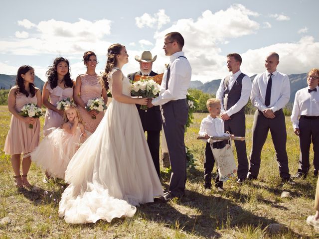 Evan and Caleigh&apos;s wedding in Kananaskis, Alberta 39