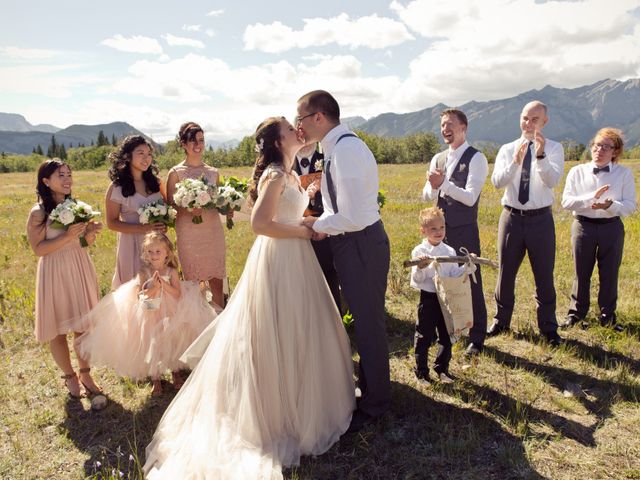 Evan and Caleigh&apos;s wedding in Kananaskis, Alberta 44